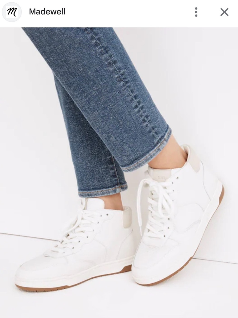 Madewell White Women's Sneakers